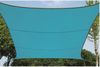Sonnensegel Quadratisch Blau 3,6 x 3,6m - Sonnenschutz für Terrasse & Balkon Bild 4