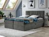 Boxspringbett Trifoli III, Grau, 120x200 cm Bild 2
