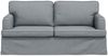 vidaXL Sofa Hellgrau 162 x 80 x 85 cm Stoff 42024490 Bild 4