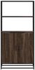 vidaXL Highboard Braun Eichen-Optik 68x35x139 cm Holzwerkstoff Metall 849053 Bild 4