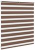 vidaXL Doppelrollo Braun 125x100 cm Stoffbreite 120,9 cm Polyester 4014318 Bild 4