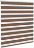 vidaXL Doppelrollo Braun 125x100 cm Stoffbreite 120,9 cm Polyester 4014318 Bild 3