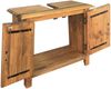 vidaXL Badezimmer-Unterschrank Massivholz Kiefer 70x32x63 cm 246035 Bild 4