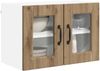 vidaXL Wandglas-Schrank PORTO 2 pcs Artisan-Eiche 60 x 31 x 40 cm 885334 Bild 3