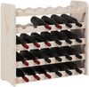 vidaXL Weinregal 67,5x25x60 cm Massivholz Kiefer 4007557 Bild 4