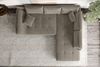 99rooms Terra Ecksofa Cordstoff POSO Cappuccino Rechts ohne Schlaffunktion Bild 4