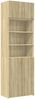 vidaXL Hochschrank Sonoma-Eiche 70x42,5x225 cm Holzwerkstoff 3281317 Bild 2