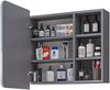 Roomart LYCIA-72 Badmöbel - nur Spiegelschrank - H 60 x B 16 x T 70 cm • Grau Bild 3