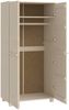 Kleiderschrank, Massivholz Kiefer, honigbraun, 89 x 50 x 180 cm Bild 4