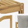 vidaXL Outdoor-Sofagarnitur mit Kissen 6 pcs Weiß und Hellgrau 3386075 Bild 5
