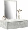 vidaXL Schminktisch mit Schubladen Grau 60 x 40 x 70 cm Holzwerkstoff 865193 Bild 3