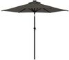 vidaXL Sonnenschirm mit LED und Stahlmast Anthrazit 225x225x212 cm 4005068 Bild 5