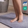 Grund Badematte Pusteblume, Badvorleger, Badezimmer Teppich, sehr weich, Höhe 20 mm, rutschhemmend beschichtet, schnell trocknend, fußbodenheizungsgeeignet, Polyacryl, 2-tlg. Hänge-WC Set, weiche Haptik, auch als 2-teiliges Set erhältlich, Made in Europe Bild 4