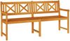 vidaXL Bank Outdoor Natur 180 x 56 x 90 cm Massivholz Akazie 4105526 Bild 2