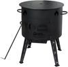Utschak Feuerofen Ø44 cm 2 mm Stahl Adapter-Ringe 16L Kazan Usbekisch Uchag Kasan Campingofen Außenküche Eintopfofen Bild 5