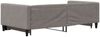 vidaXL Tagesbett Ausziehbar Taupe 100x200 cm Stoff 3196586 Bild 5