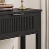 GarveeMore Konsolentisch Eingangstisch 43 Zoll Holz Konsole Tisch mit 2 Schubladen 2 Ebene Bild 4