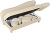 Selma Recamiere mit Armteil rechts klappbar Flachgewebe Beige Buche Natur Bild 5