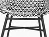 Delphine Dining Sessel (carbon black / white-black) Bild 2