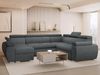 Wohnlandschaft Boston U mit Bettkasten, Schlaffunktion, Einstellbare Kopfstützen (Farbe: Flow 21, Seite: Links, LC+2p+R+2r) Bild 2