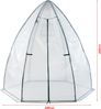Gewächshaus Hunze 200x240cm Weiß [en. casa] Bild 3