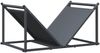 vidaXL Brennholzregal Anthrazit 70x43x34,5 cm Kaltgewalzter Stahl 864175 Bild 2