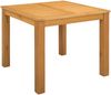 vidaXL Esstisch 90 x 90 x 75 cm Massivholz Eiche Natur Quadratisch 42039176 Bild 2