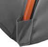 Sonnenschirm Florida, Gartenschirm Marktschirm, Ø 3,5m Polyester/Holz 7kg ~ dunkelgrau Bild 5