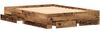 vidaXL Bettrahmen mit Schubladen Altholz 140 x 190 cm Holzwerkstoff 3333972 Bild 5