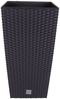 Polyrattan Pflanztopf mit Einsatz 50,5cm anthrazit Blumentopf Pflanztopf Kübel Bild 3