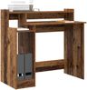 vidaXL Schreibtisch mit Regal Altholz 97 x 45 x 90 cm Holzwerkstoff 875240 Bild 3