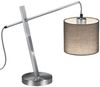 Tischlampe, Stoff Schirm grau, Höhe 47 cm, PADME Bild 1