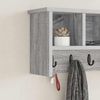 vidaXL Wandmontierter nachttisch Graues Sonoma 50 x 16 x 26 cm 874312 Bild 4