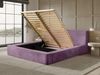 Polsterbett Doppelbett MODESTO Komplettset 140x200cm in Stoff Lincoln Flieder Bild 3