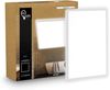 B.K.Licht - LED Deckenlampe mit indirektem Licht, Flach, Neutralweißes Licht, IP44, Panel, LED Lampe, Deckenleuchte, Badezimmer Lampe, Wohnzimmerlampe, Küchenlampe, 42 x 42 x 3 cm, Weiß Bild 3