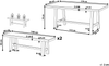 Gartentisch Set SCANIA Akazienholz 170x80x74 cm Schwarz Bild 2