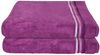 Schiesser Duschtuch Skyline Color, 2er Set, mit Webbordüre, 100% Baumwolle Violett Bild 4
