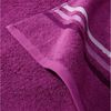Schiesser Duschtuch Skyline Color, 2er Set, mit Webbordüre, 100% Baumwolle Violett Bild 3