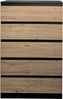 HTI-Living Kommode Kommode mit 5 grifflosen Schubladen (Stück, 1 St, 1 Kommode), Anrichte Sideboard Schrank Bild 3