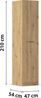 rauch Allrounder, Apothekerschrank, 1-türig, 4 ausziehbare Schubladen, Farbe Eiche Artisan, BxHxT 47x210x54cm Bild 4