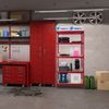 Schwerlastregal 180 x 90 x 60 in Rot Bild 3