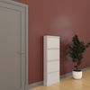 Schuhkipper Metall 50 x15 x 136 cm, 4 Klappen, grau RAL 7035 Bild 5