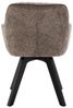 riess-ambiente Polsterstuhl LIVORNO taupe/natur- Microfaser, Buchenholz, 180° drehbar, zeitlos (Einzelartikel, 1 St), Esszimmer · Auto-Return-Funktion · Massivholz · mit Armlehne · Retro Bild 2