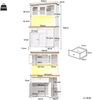 Merax Küchenschrank(104×40×180cm), Hochschrank Küchenbuffet, Vitrinenschrank, Buffetschrank mit Verstellbaren Ablagen, Sideboard mit LED-Beleuchtung, Variable Lichtfarben, weiß Bild 4