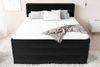 99rooms Santiago Boxspringbett Schwarz Velours KRONOS 120x200 cm Taschen-Federung Bild 5