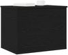 vidaXL Aufbewahrungsbox Schwarz Eichen-Optik 60 x 42 x 46 cm 862290 Bild 3