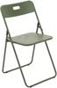 Flieks Gartenmöbel Set 3-teilig klappbar Bistro Set wetterfest Stahl Balkonmöbel Set 2 Stühle Tisch Outdoor, Grün Bild 5