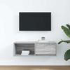 TV-Lowboard, TV-Schrank Grau Sonoma 80x31x25,5 cm Holzwerkstoff Bild 3