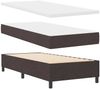 vidaXL Boxspringbett mit Matratze Dunkelbraun 200 x 90 cm Stoff 3341563 Bild 5