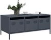 vidaXL Couchtisch Anthrazit 101,5x50x43,5 cm Kaltgewalzter Stahl 851270 Bild 3